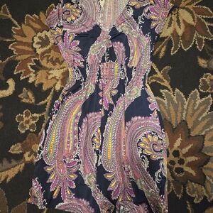 Exist Vibrant Paisley Mini Dress